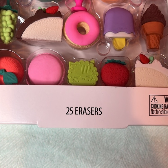Eraser Pals Set - 25 Colorful Erasers - Picture 8 of 11
